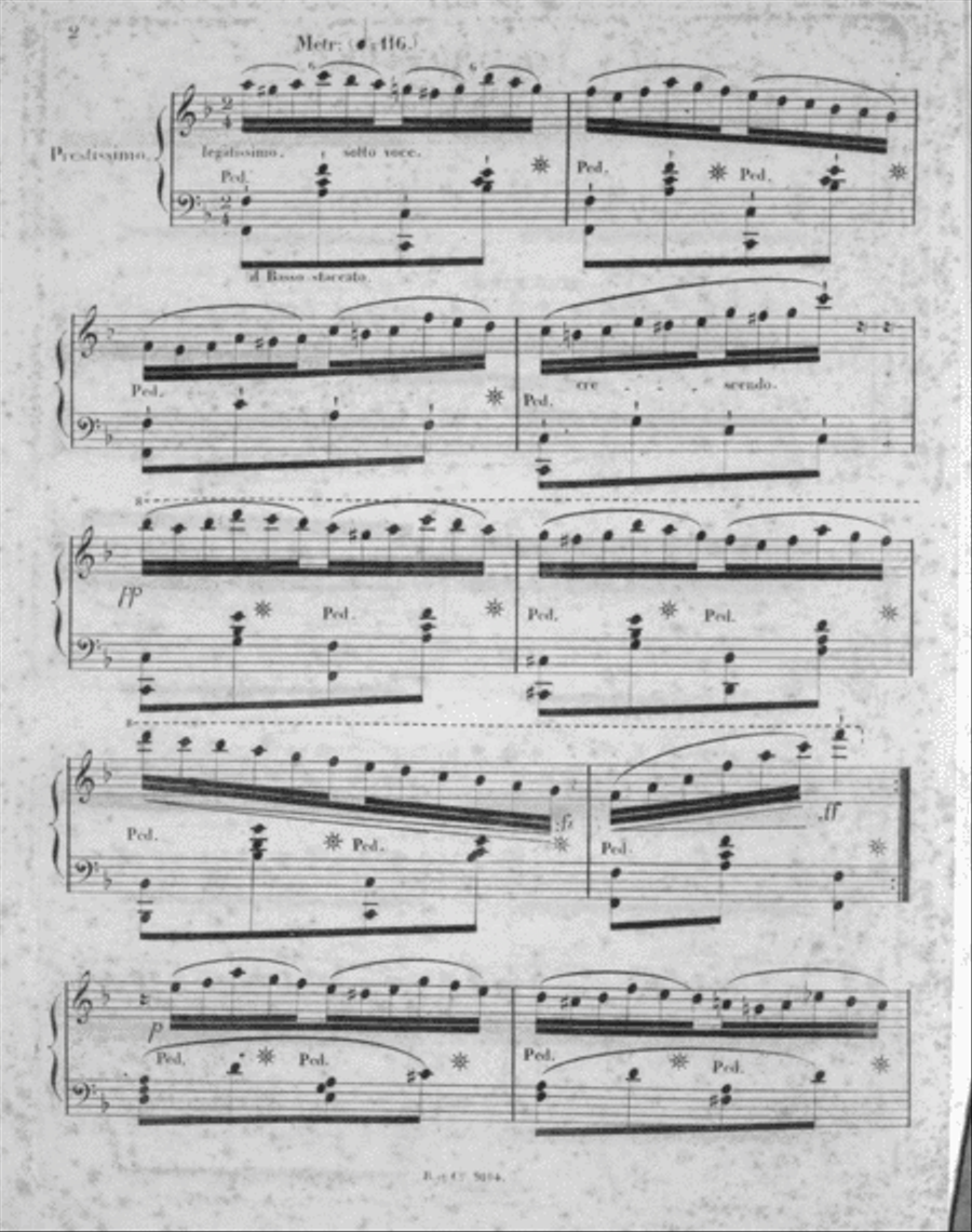 La Locomotive. Etude de Velocite pour Piano Piano Method scores gallery preview page 3
