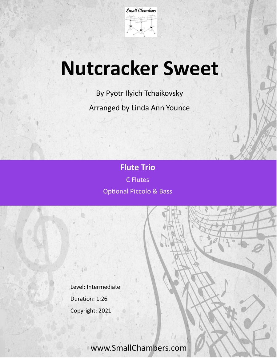 Nutcracker Sweet for Flute Trio Flute Trio scores gallery preview page 1