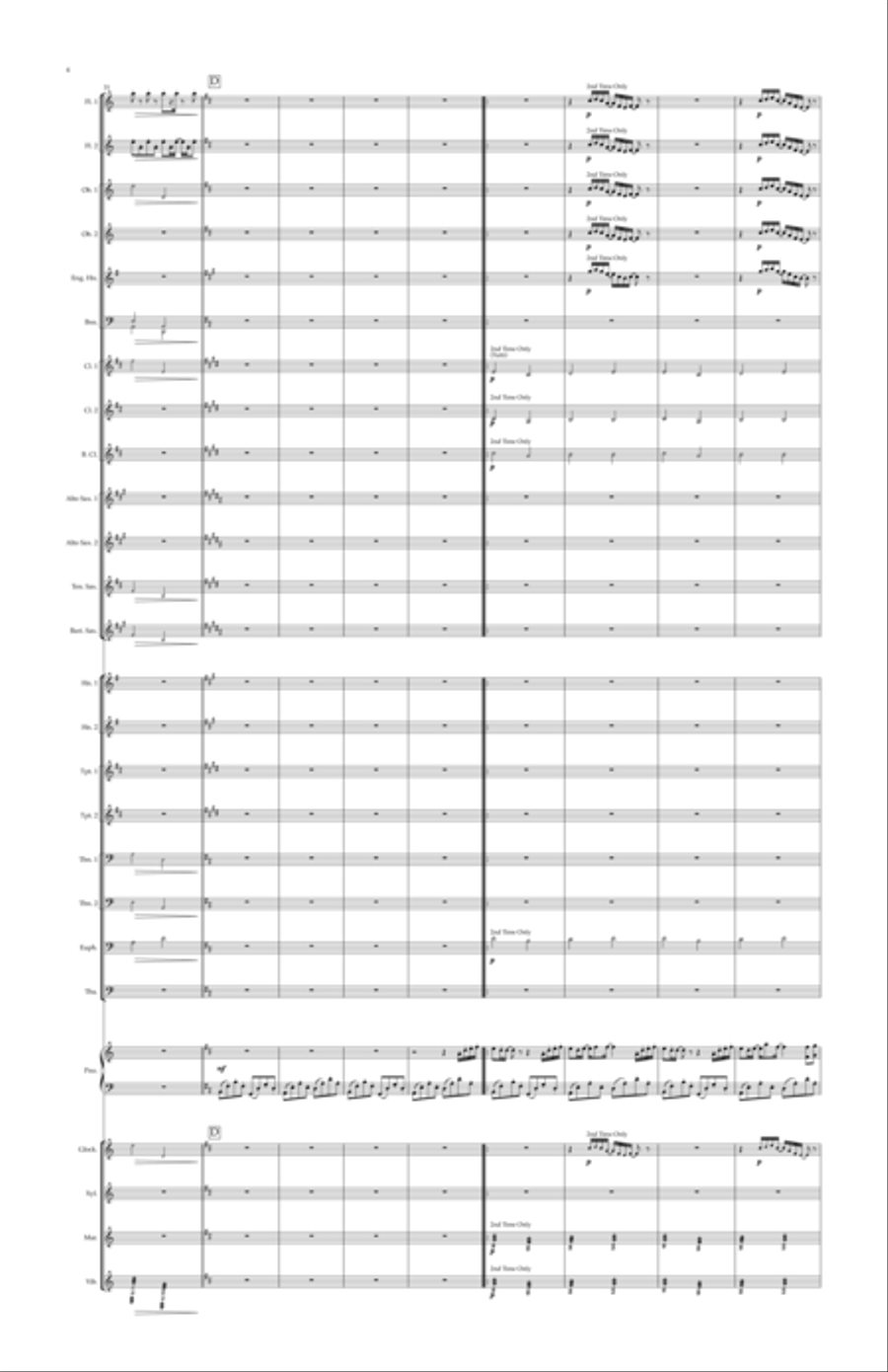 Summer Summer Concert Band scores gallery preview page 4