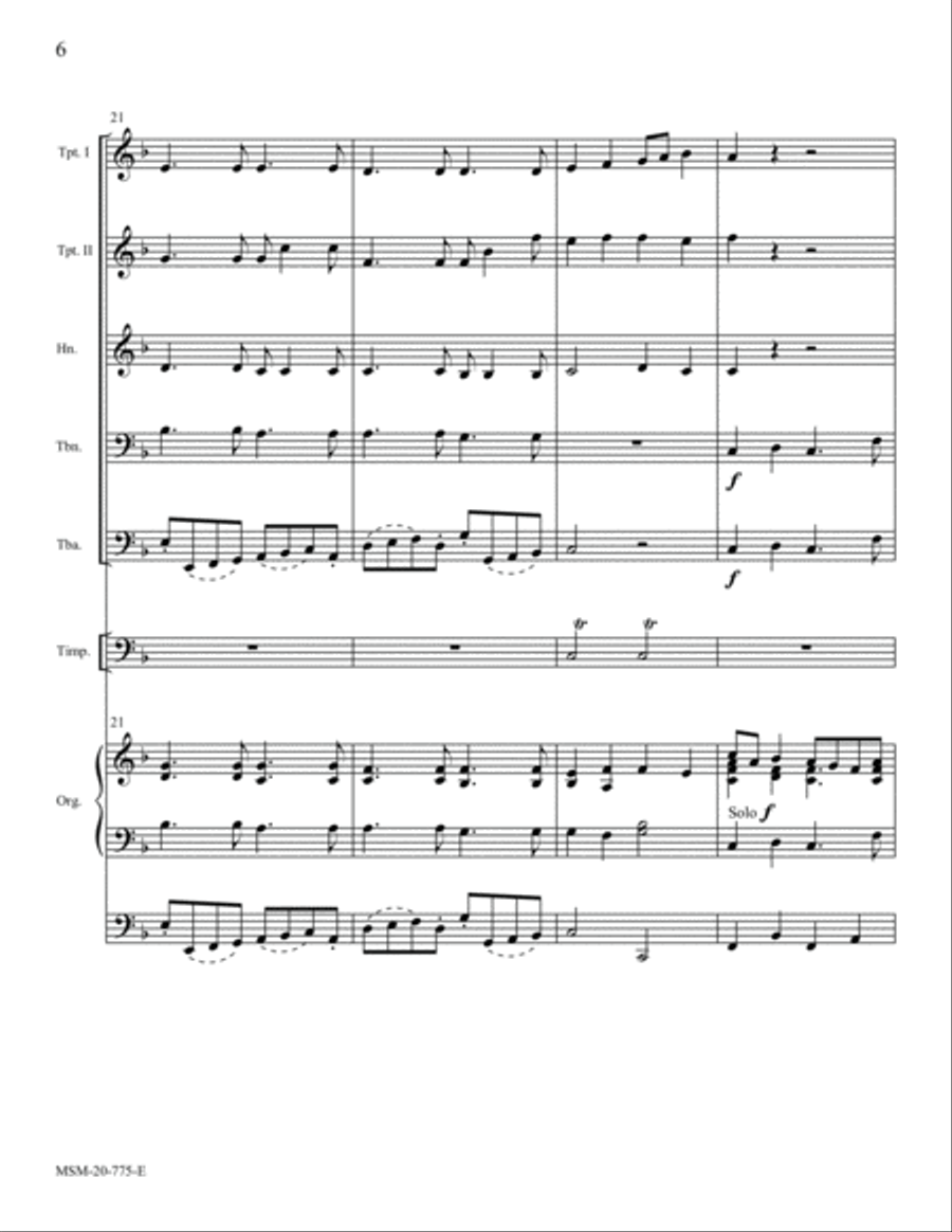 God of Grace Organ scores gallery preview page 6
