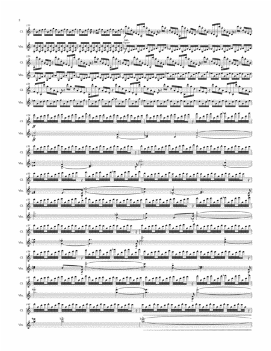 Nordzesse Nordzesse Clarinet scores gallery preview page 2