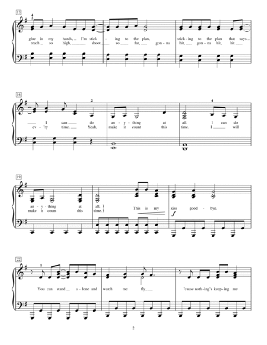 Set It All Free (from Sing) (arr. Mona Rejino) Piano Method scores gallery preview page 2