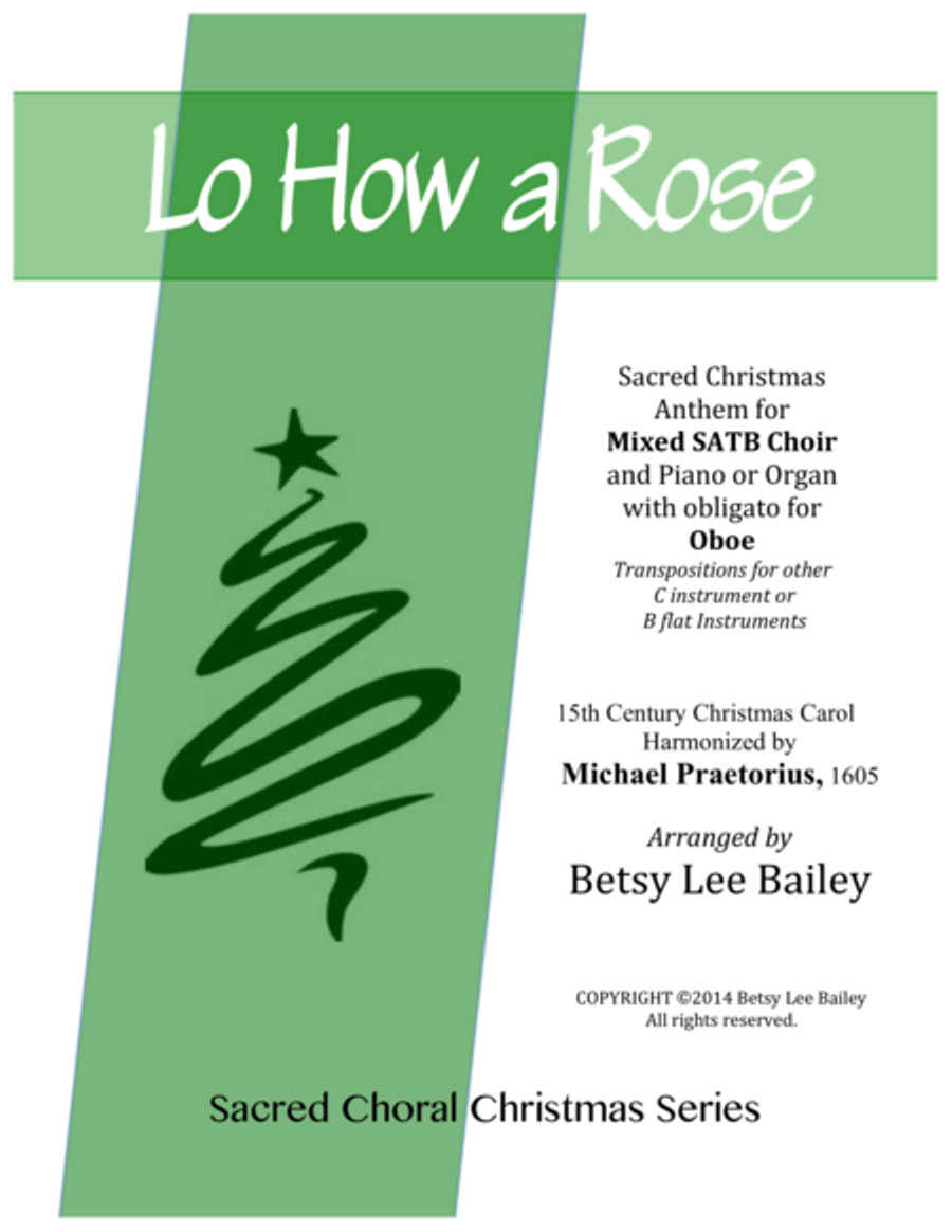 Lo, How a Rose 4-Part scores gallery preview page 1