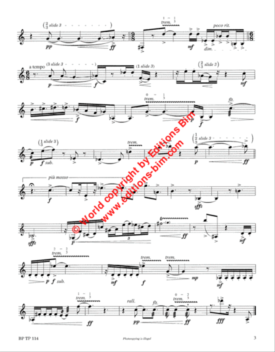 Solus Trumpet Solo scores gallery preview page 3