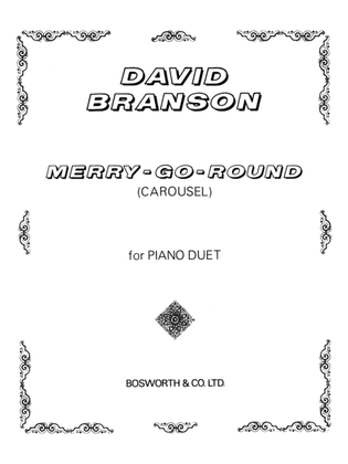 Book cover for D. Branson: Merry Go Round Piano Duet