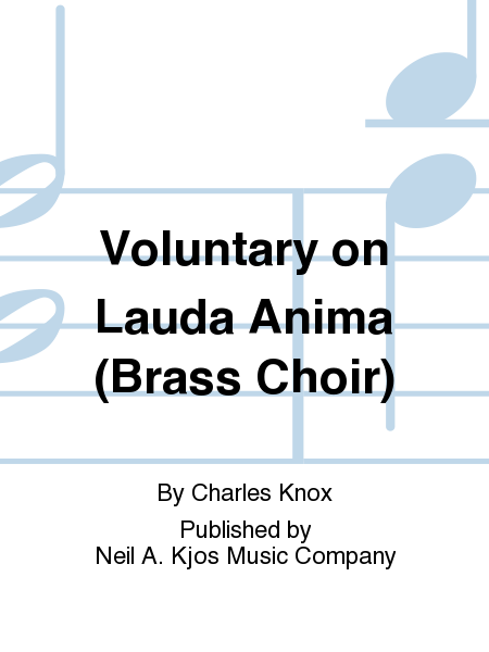 Voluntary on Lauda Anima (Brass Choir)