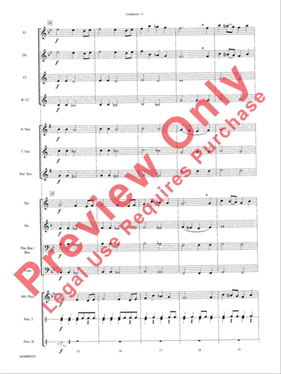 Spectrum Concert Band scores gallery preview page 7