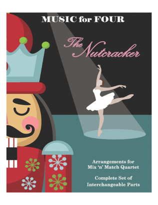 Book cover for Scene in the Snowy Pine Forest from the Nutcracker for String Quartet or Piano Quintet with optional