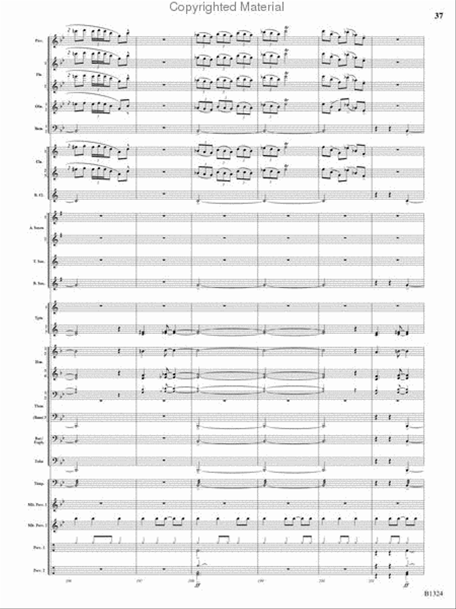 Fusion Concert Band scores gallery preview page 36