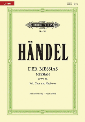 Book cover for Messiah HWV 56 (Vocal Score)