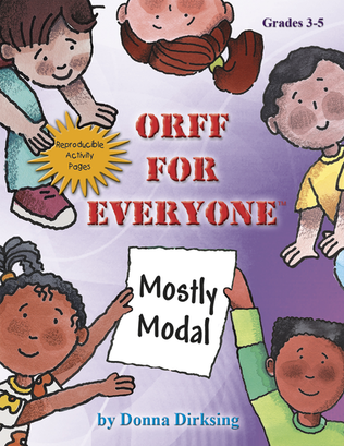 Book cover for Orff for Everyone: Mostly Modal
