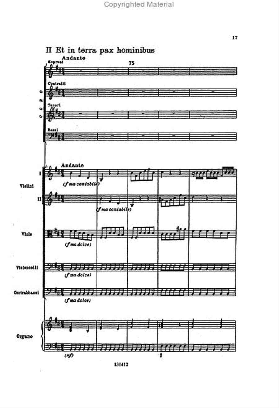 Gloria RV589 Gloria RV589 Choir scores gallery preview page 4