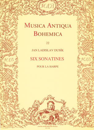 Book cover for Six sonatines pour la harpe