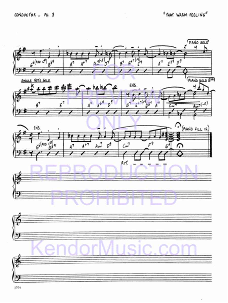That Warm Feeling Jazz Ensemble scores gallery preview page 4