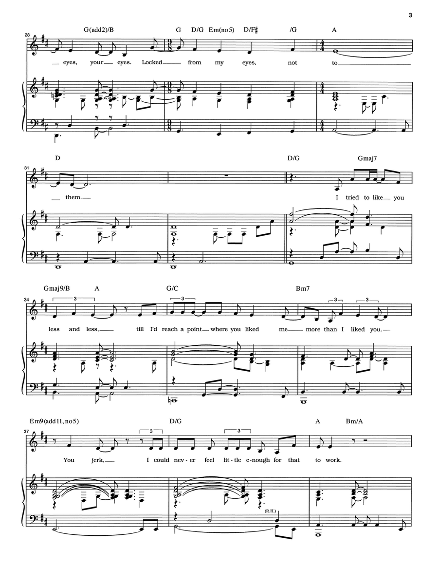 Love Quiz Piano, Vocal scores gallery preview page 3