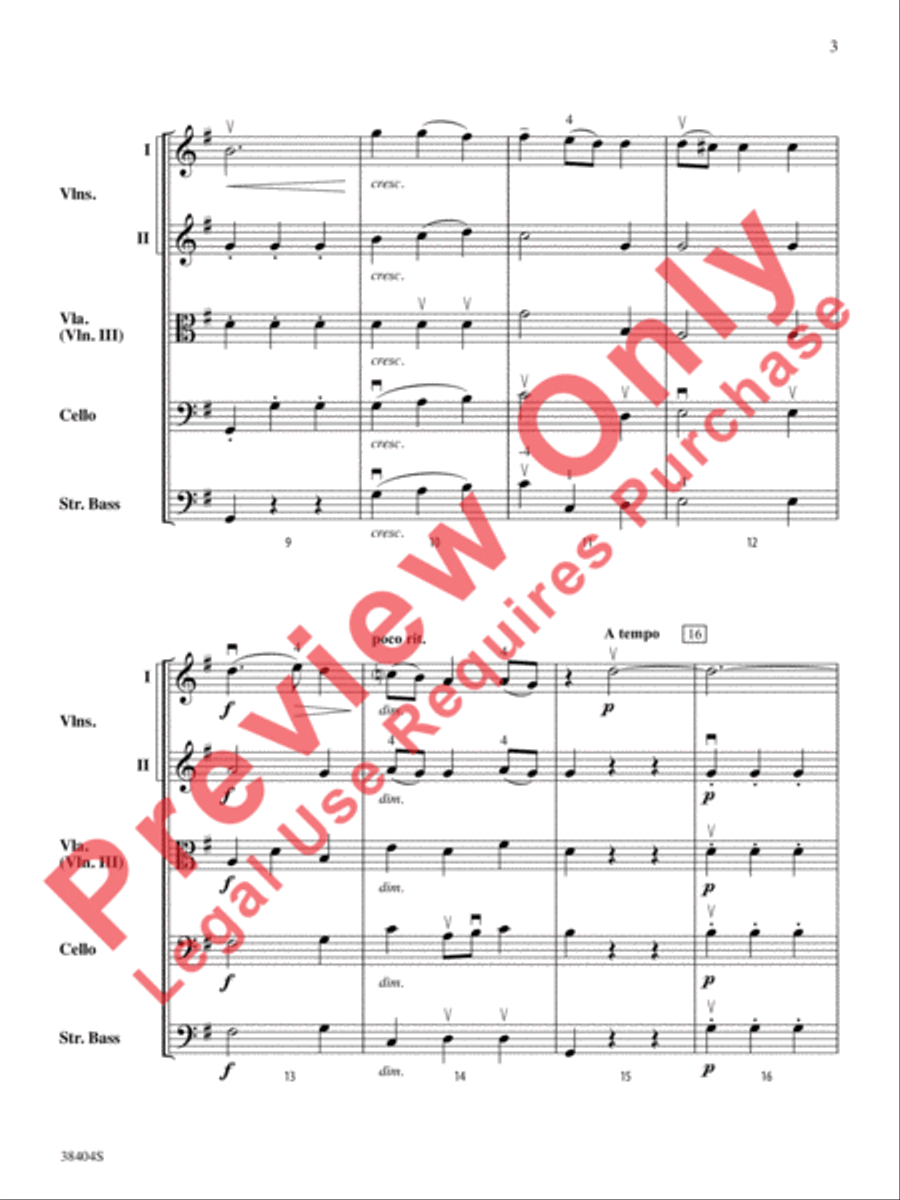 Largo String Orchestra scores gallery preview page 4
