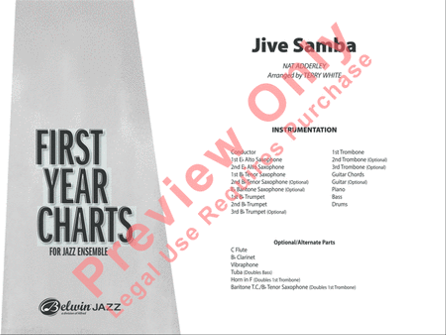 Jive Samba Jazz Ensemble scores gallery preview page 2