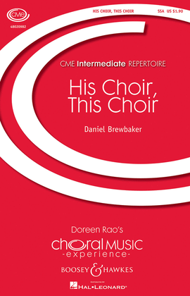 Book cover for His Choir, This Choir