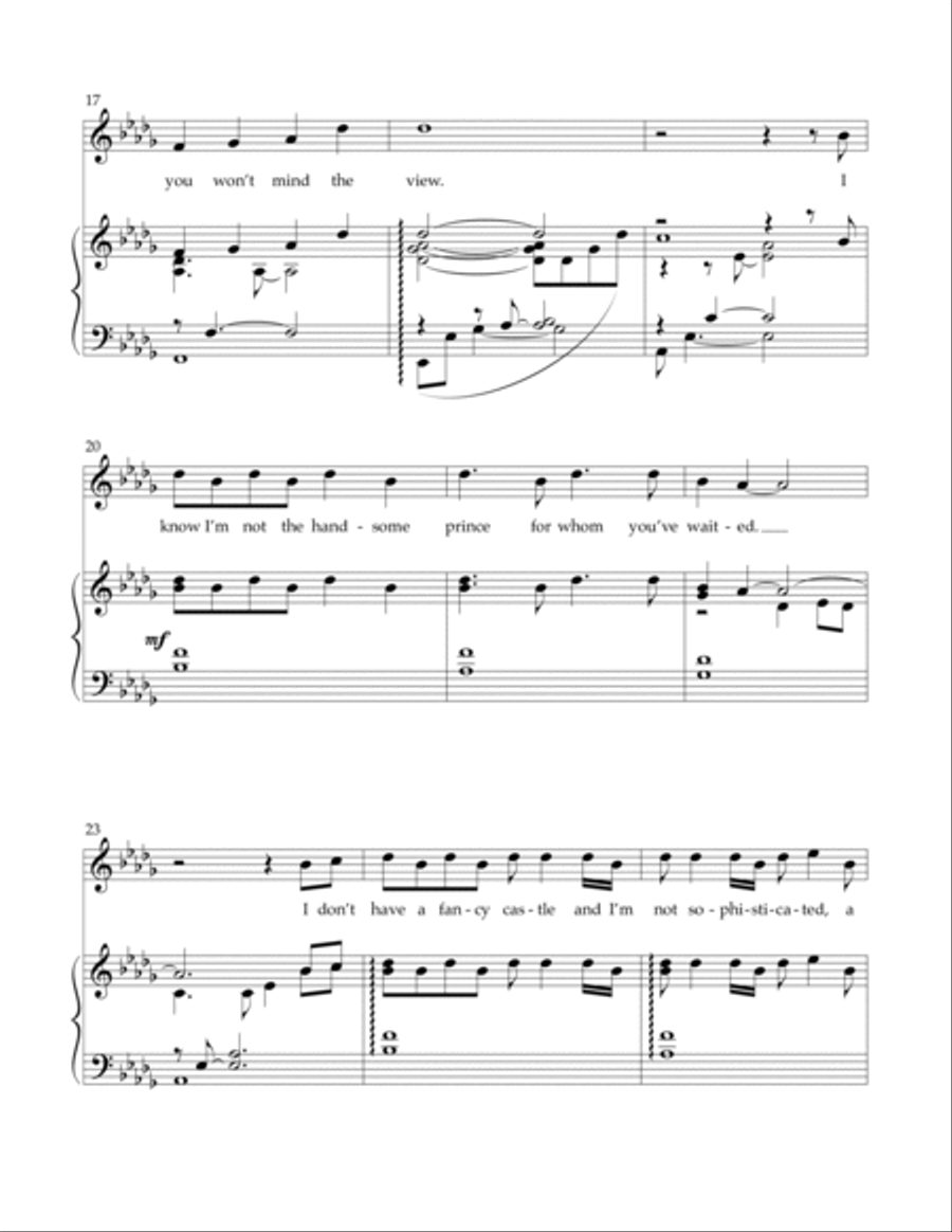 Big Bright Beautiful World (reprise) Piano Solo scores gallery preview page 3