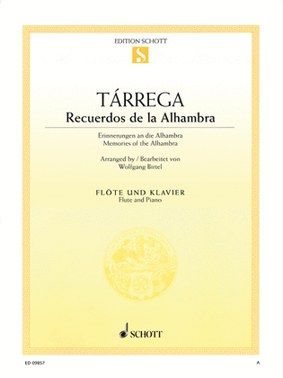 Book cover for Recuerdos de la Alhambra (Memories of the Alhambra)
