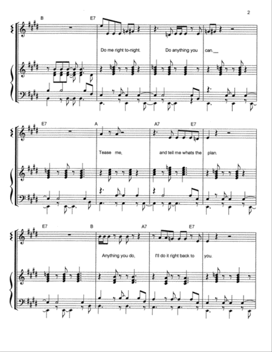 Right Back To You Right Back To You Voice scores gallery preview page 3