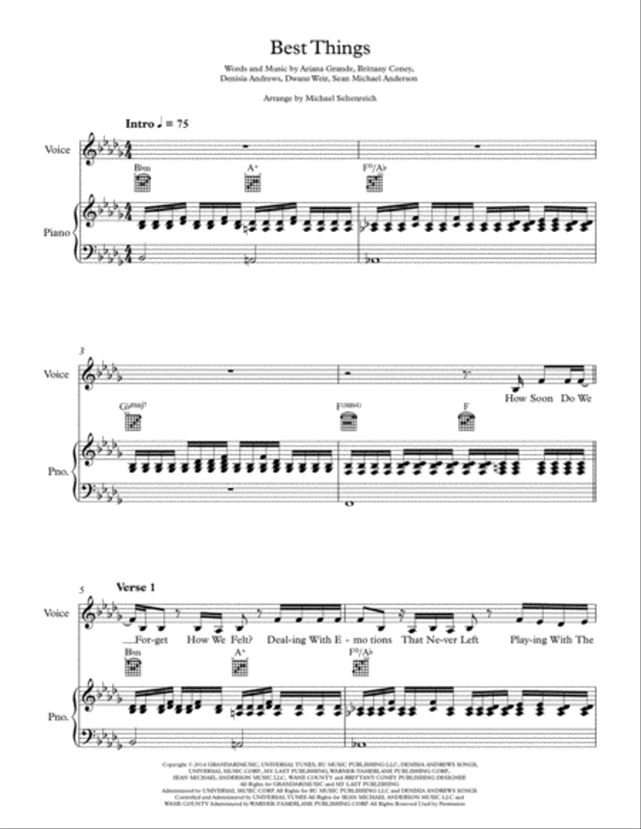 Best Mistake Voice scores gallery preview page 1