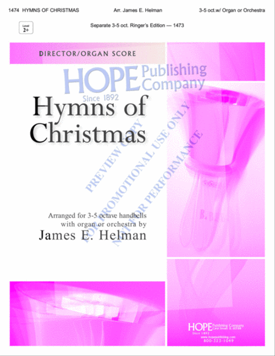 Hymns of Christmas Organ scores gallery preview page 2