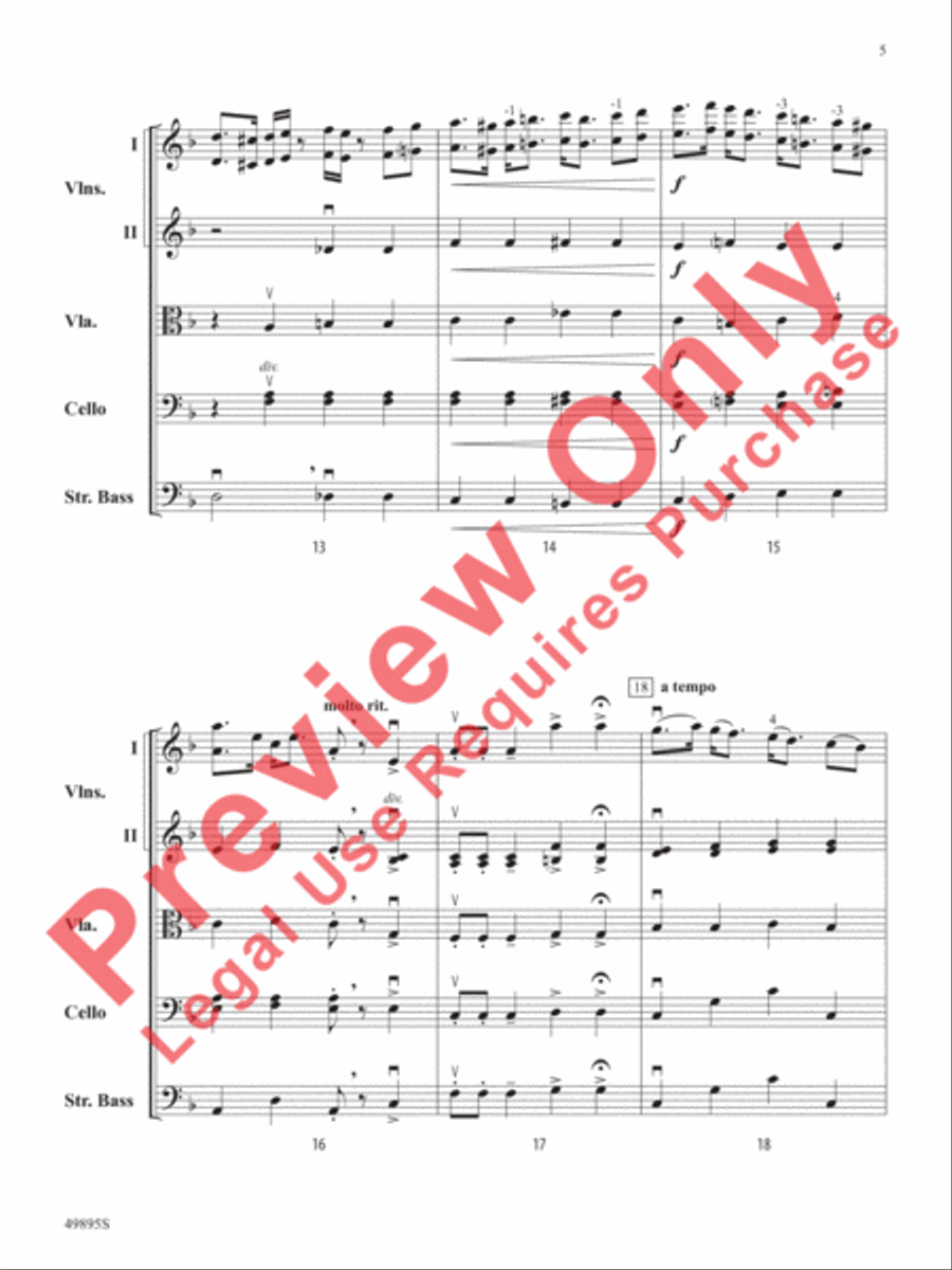 Intermezzo String Orchestra scores gallery preview page 6