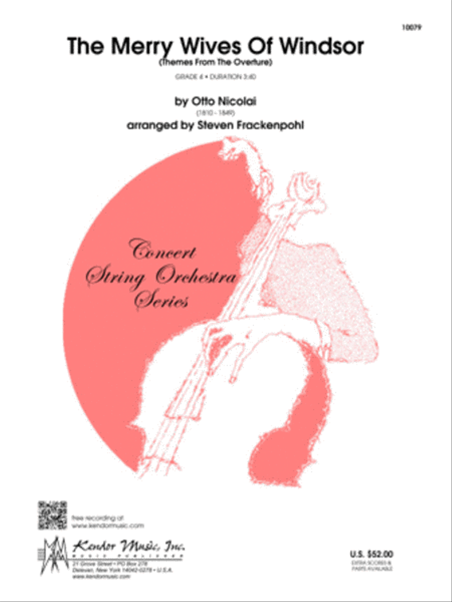Merry Wives Of Windsor, The (Themes From The Overture) Orchestra scores gallery preview page 1