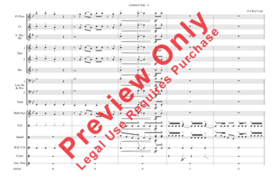 Birthday Birthday Marching Band scores gallery preview page 10
