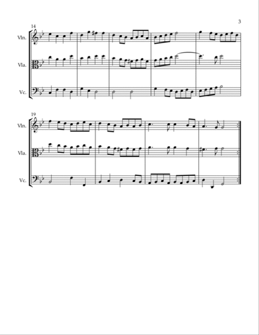 King Arthur Duet String Trio scores gallery preview page 3