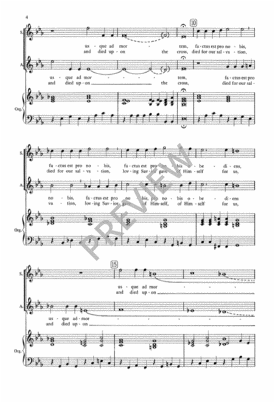 Christus factus est SA scores gallery preview page 5