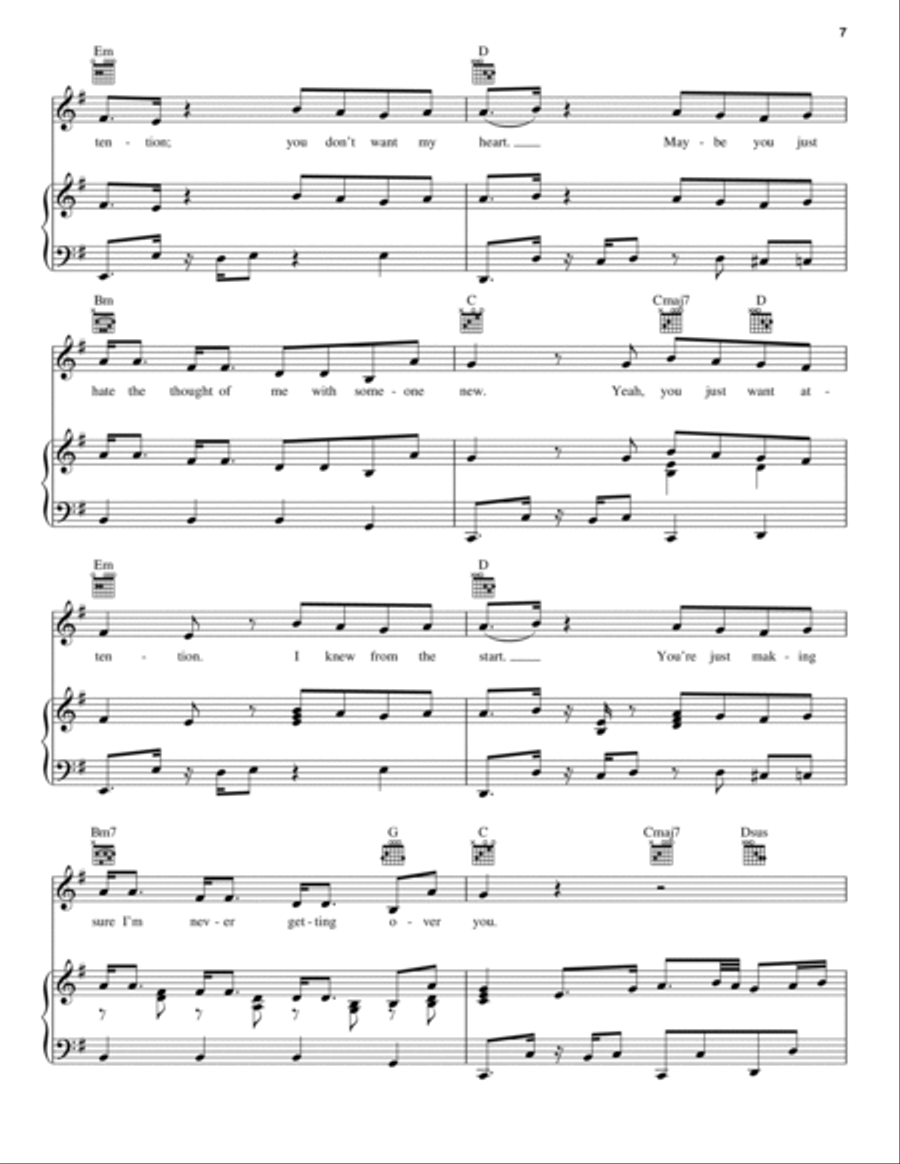 Attention Attention A Cappella scores gallery preview page 7