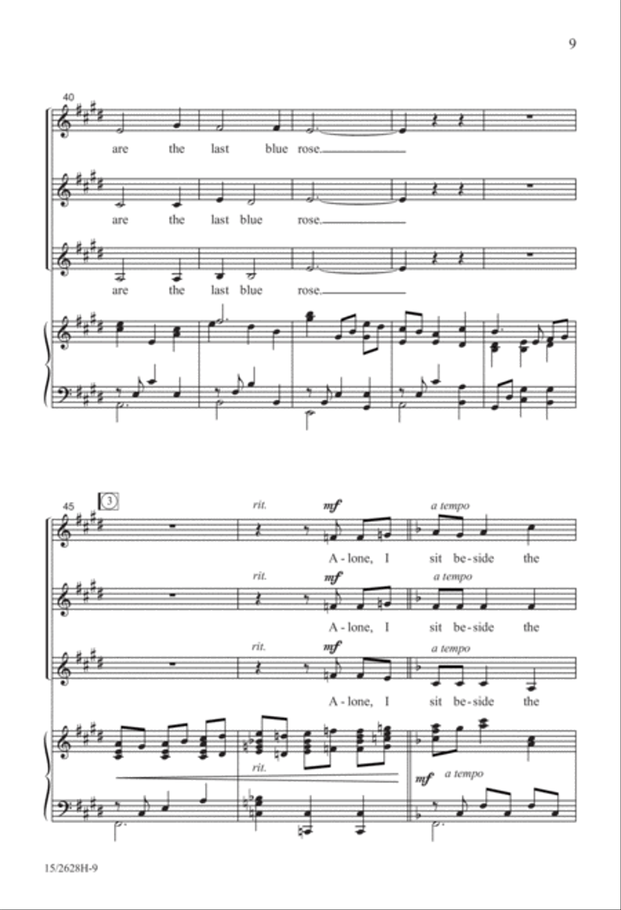 The Last Blue Rose SSA scores gallery preview page 9