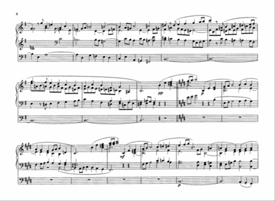 Sonata No. 8 E minor, Op. 132 Organ scores gallery preview page 6