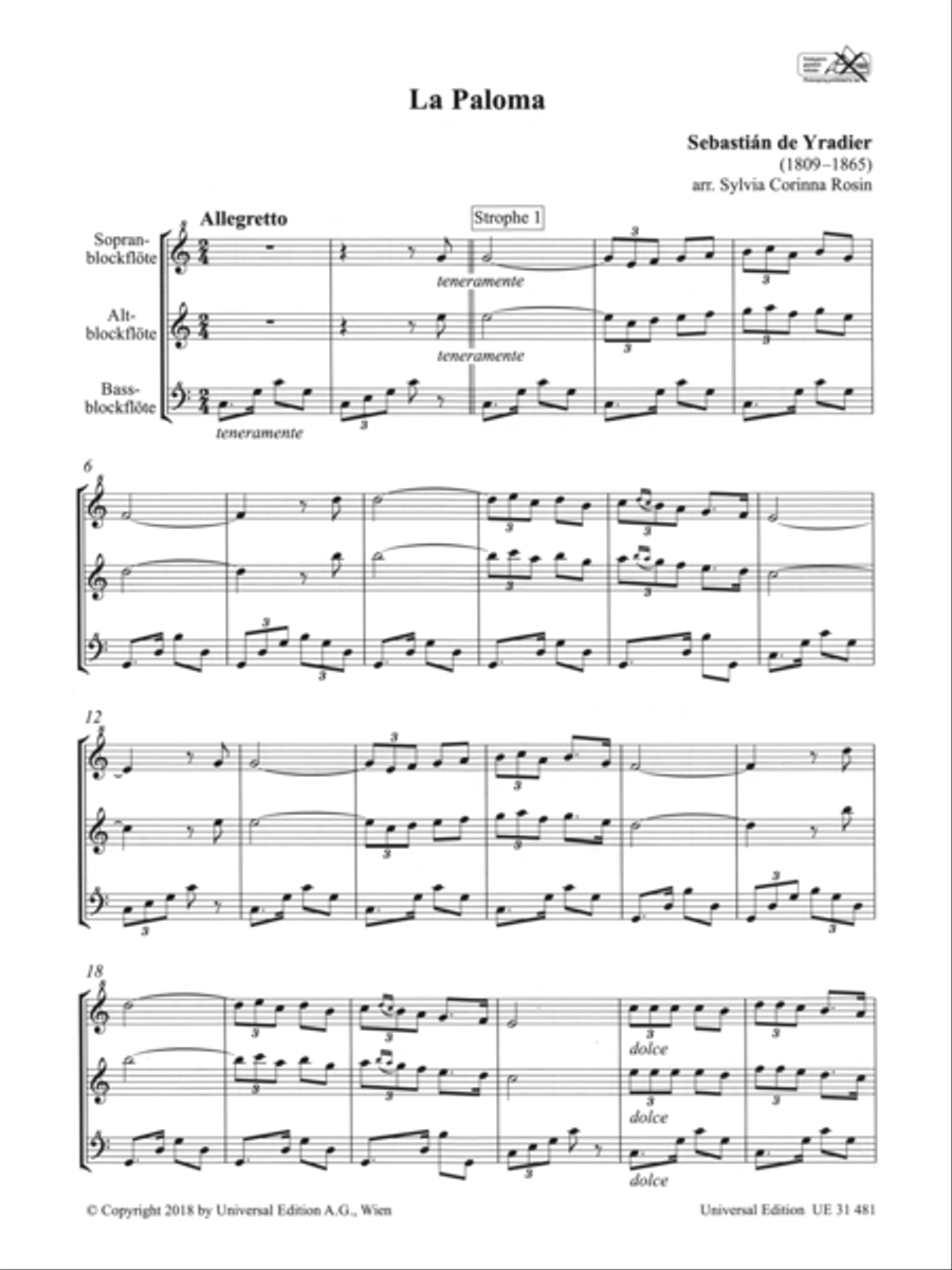 Recorder Trios Alto Recorder scores gallery preview page 2