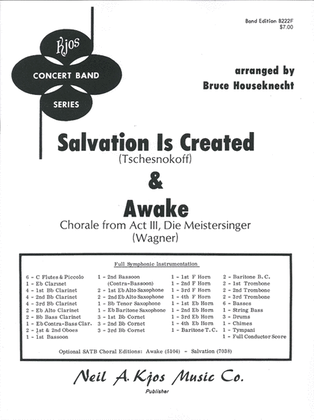 Salvation is Created and Awake - Score