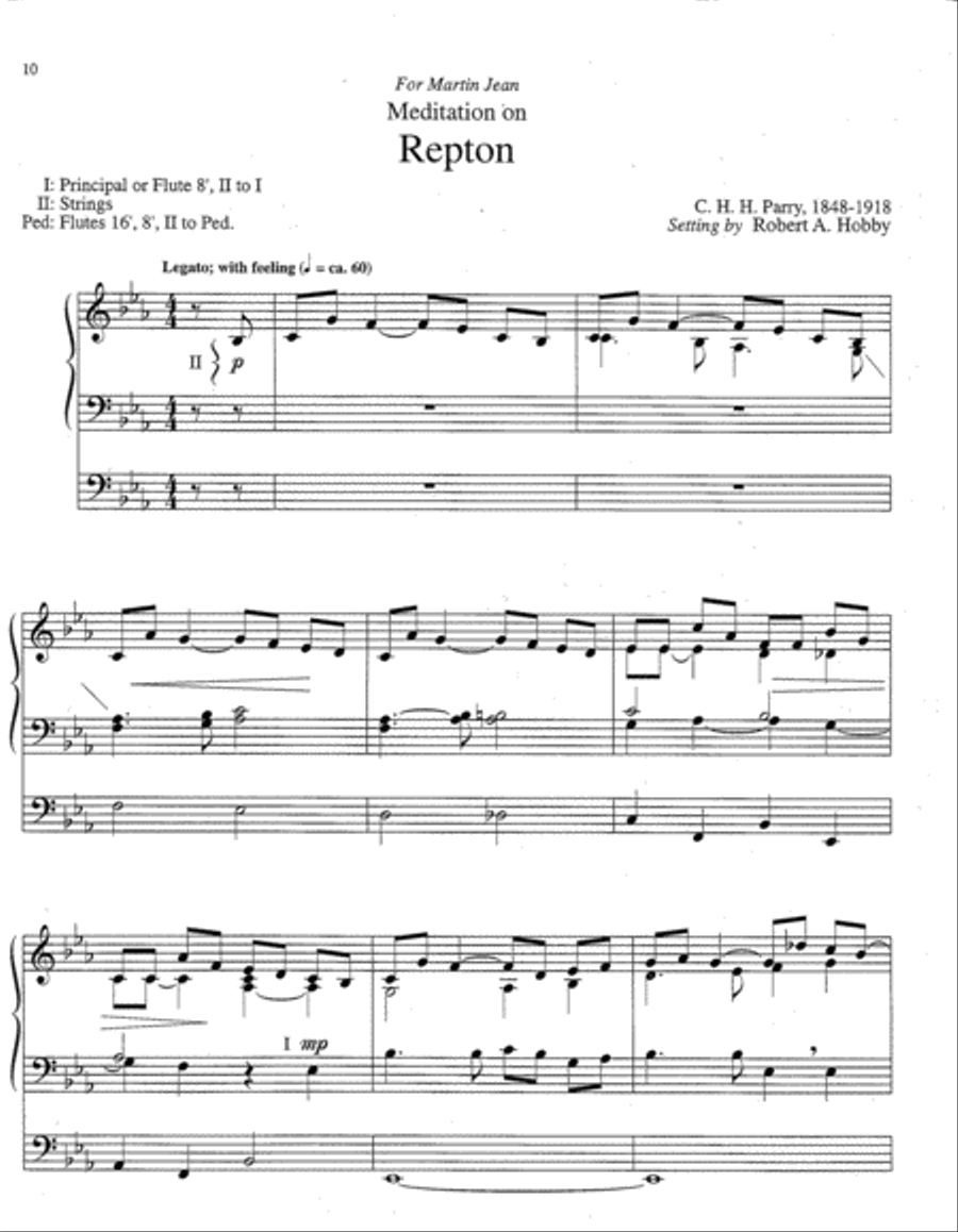 Two English Hymn Tune Settings Organ scores gallery preview page 3