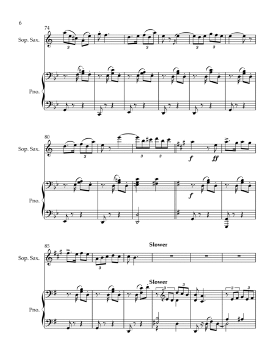 Escamilla Escamilla Soprano Saxophone scores gallery preview page 6