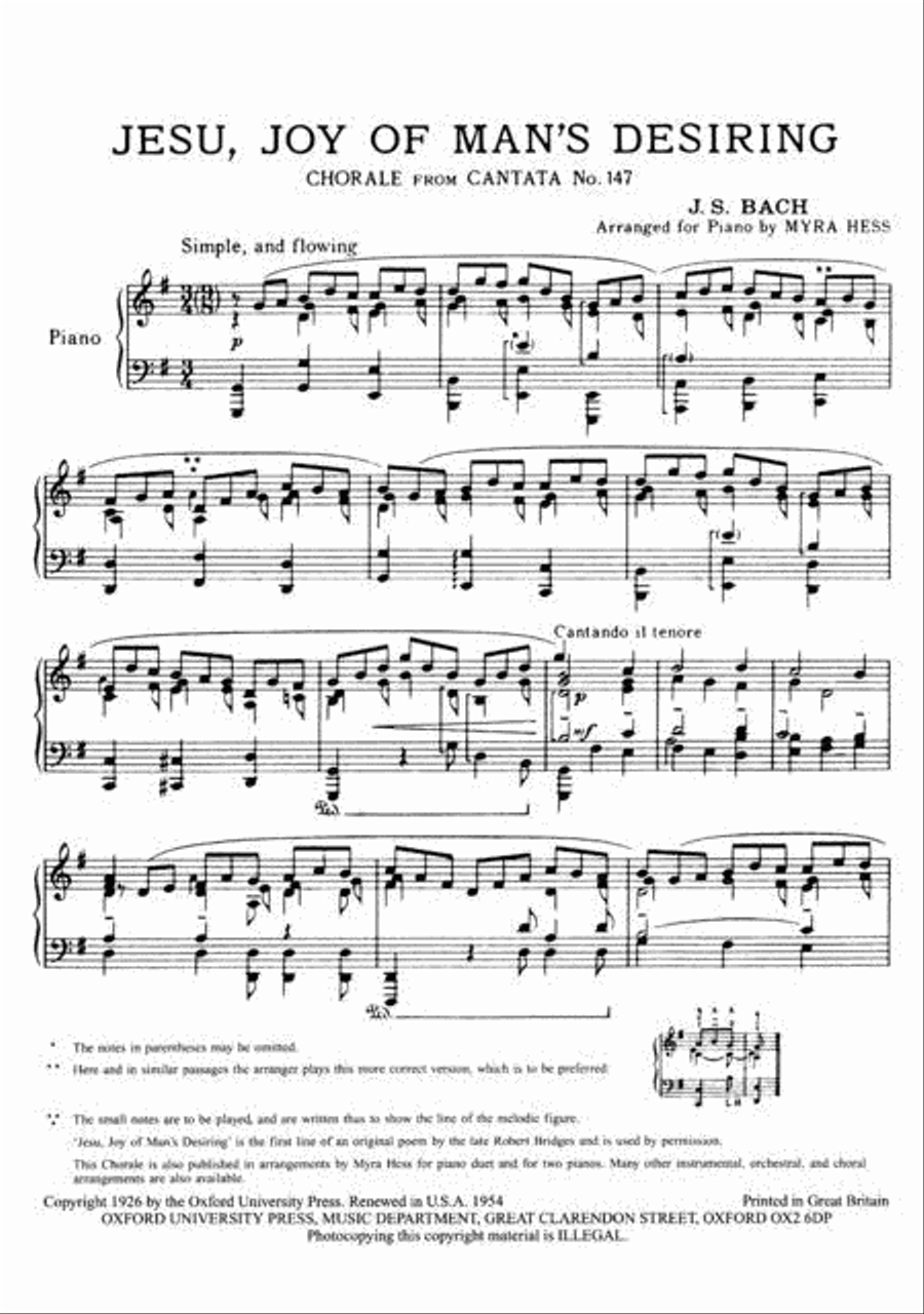 超特価激安の商品をすべて Jesu Sebastian Johann by Solo Piano Desiring Mans Of Joy ピアノ曲