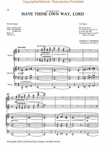 Bock To Bock #5 Organ/Piano Duets