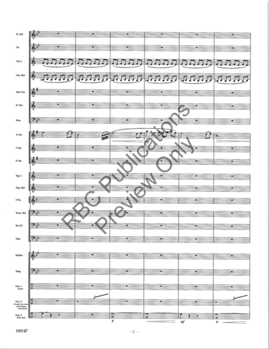 Rivers Concert Band scores gallery preview page 5