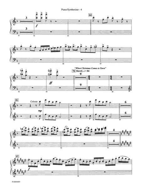 The Polar Express, Concert Suite from: Piano Accompaniment