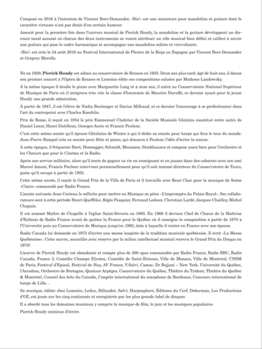 Bis! Bis! Classical Guitar scores gallery preview page 2