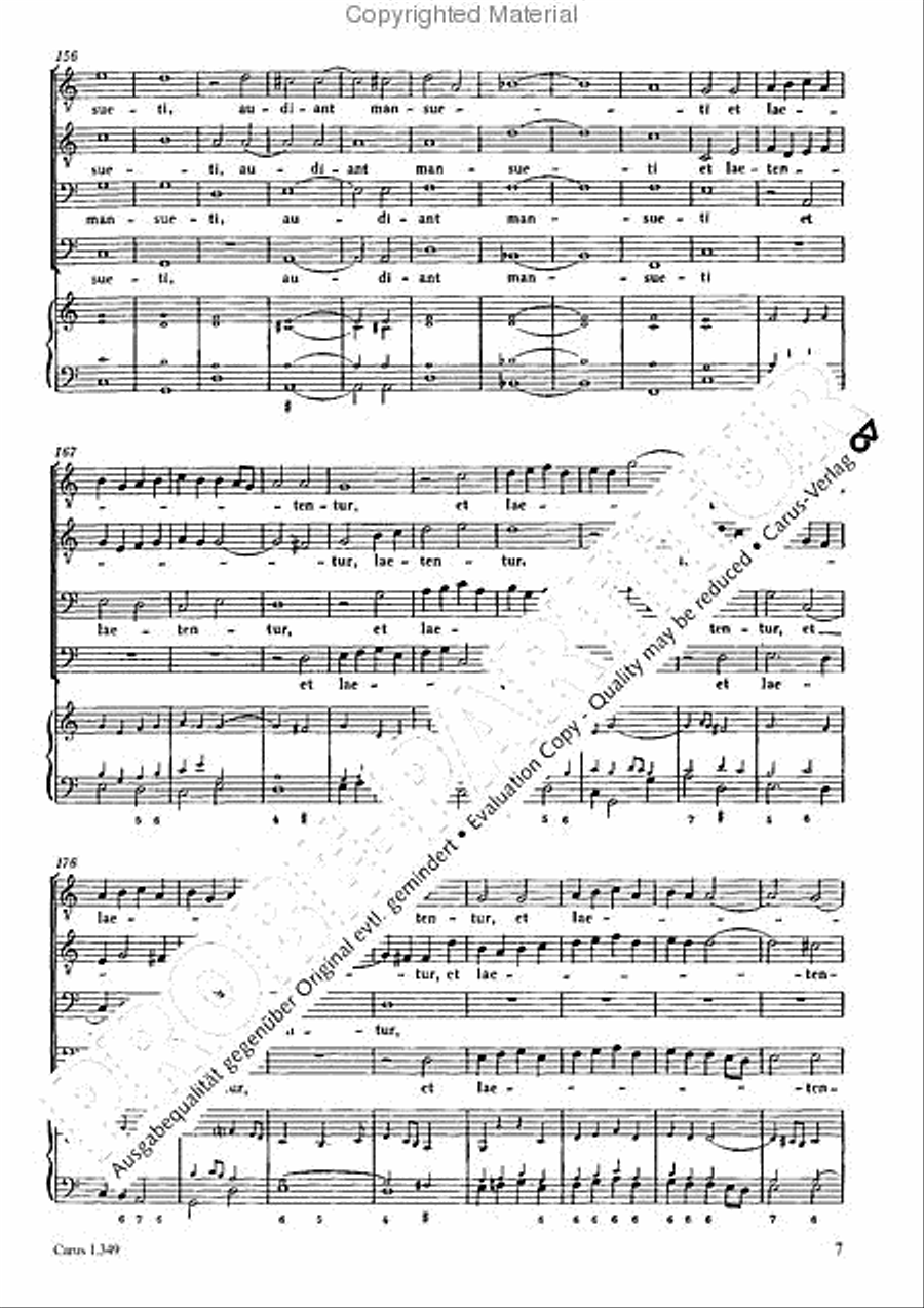 Benedicam Dominum (Sei gepriesen, Herr, mein Gott) TTBB scores gallery preview page 8