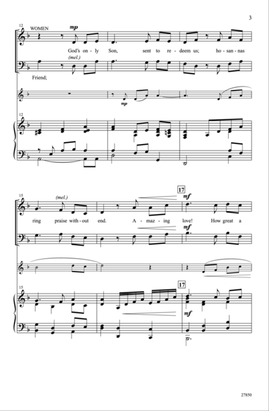 Hope of the World 2-Part scores gallery preview page 3