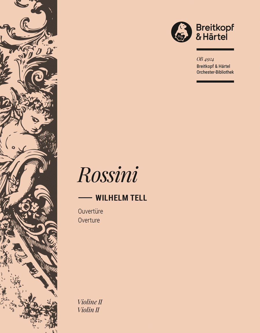 Wilhelm Tell Wilhelm Tell Orchestra scores gallery preview page 1