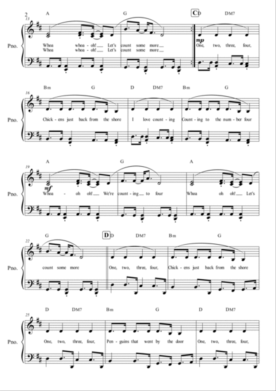 1,2,3,4 Voice scores gallery preview page 2