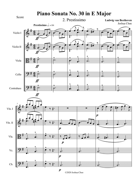 Piano Sonata No. 30, Movement 2