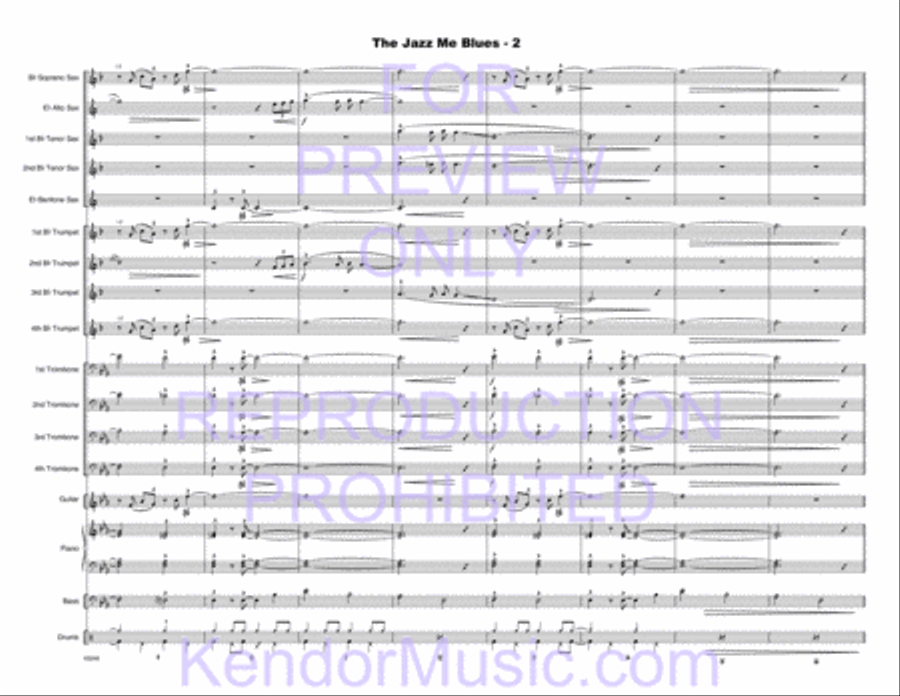Jazz Me Blues, The Jazz Me Blues, The Choir scores gallery preview page 3